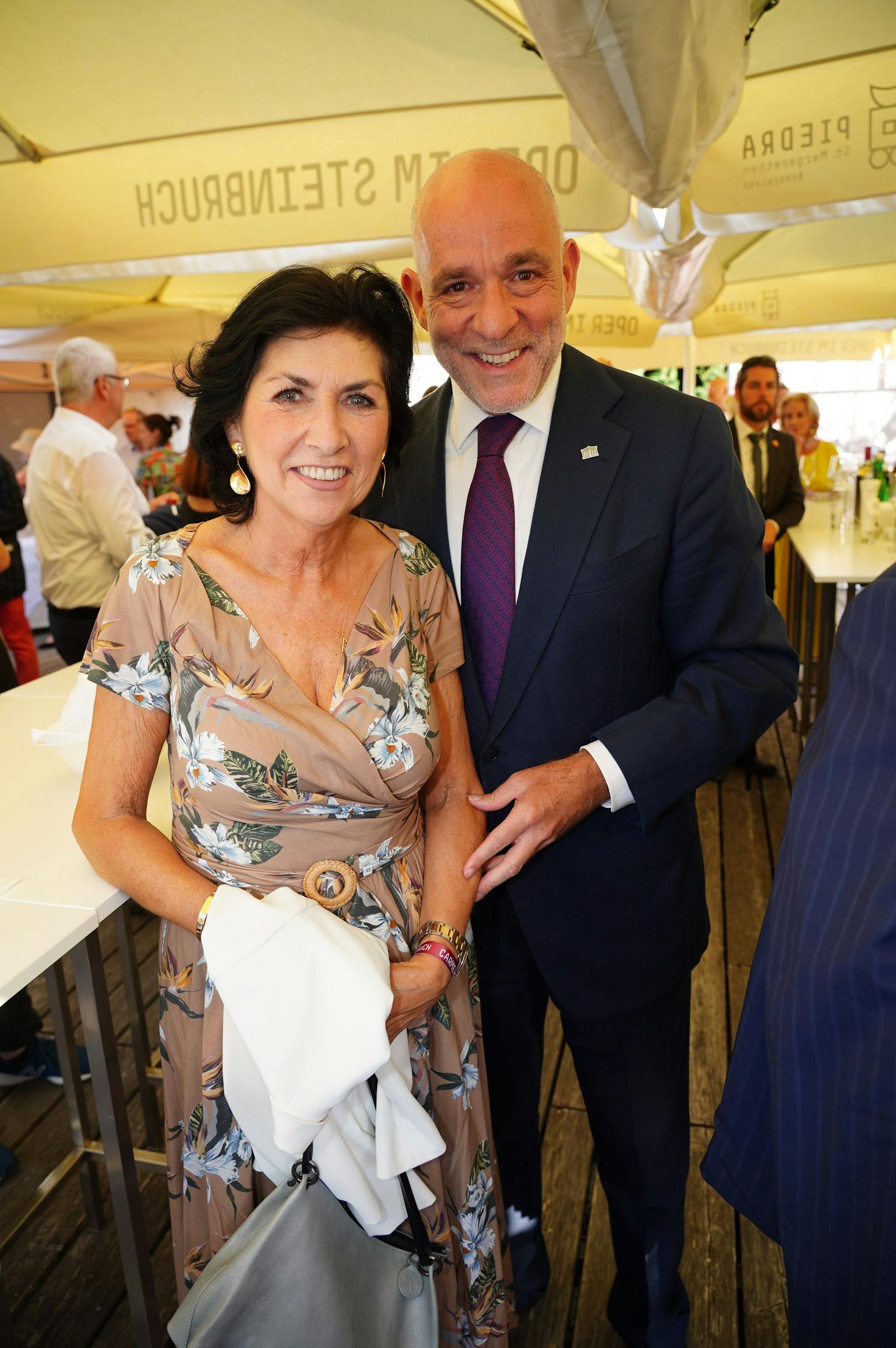 Danielle Spera mit Ehemann und Nationalratsabgeordnetem Martin Engelberg.