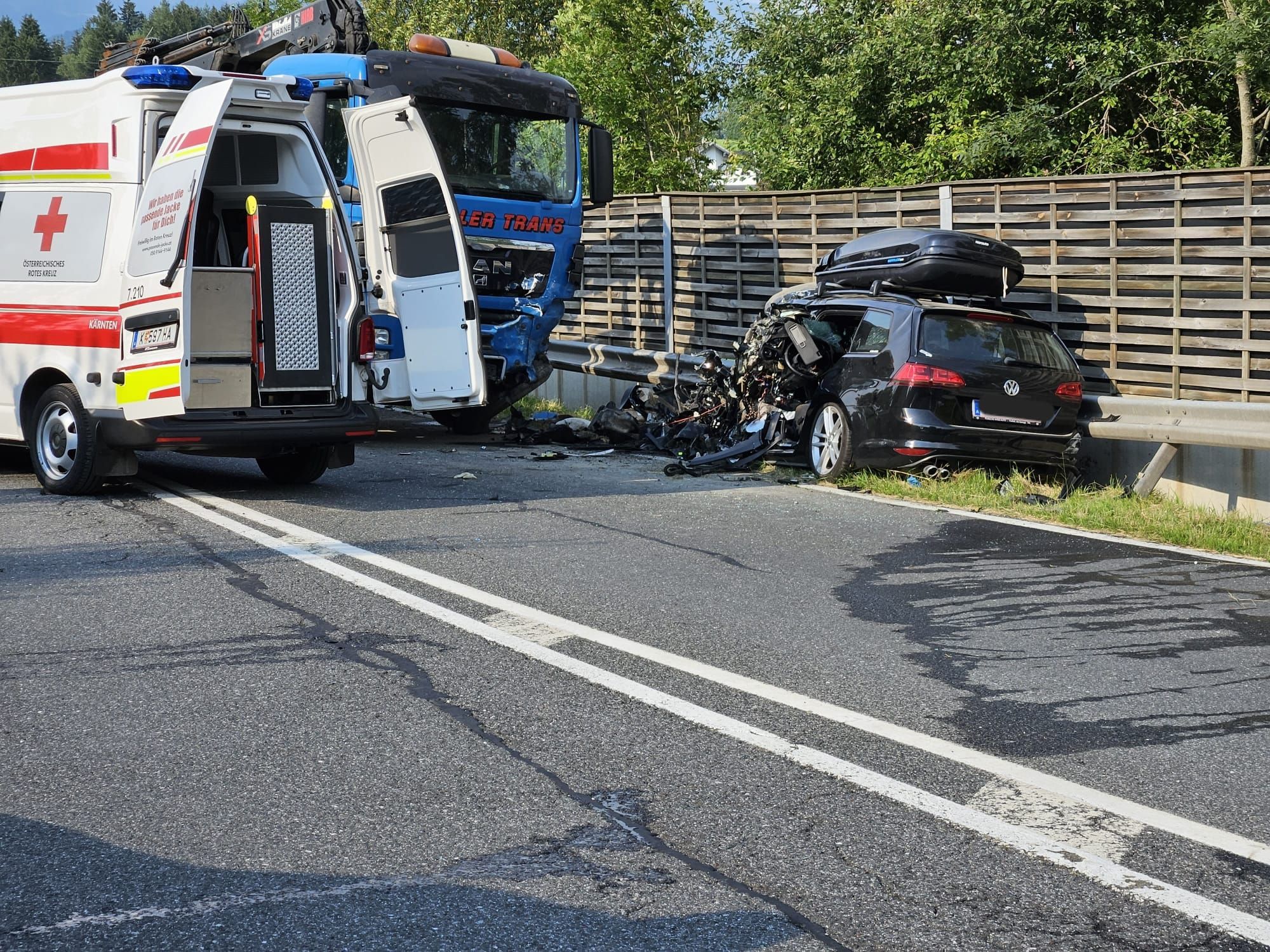 In Villach kam es zu einem tragischen Verkehrsunfall.