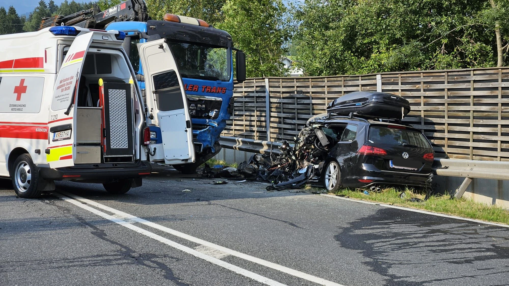 In Villach kam es zu einem tragischen Verkehrsunfall.