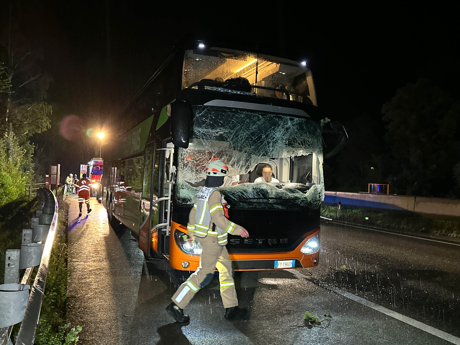 Dieser konnte nicht mehr rechtzeitig bremsen.