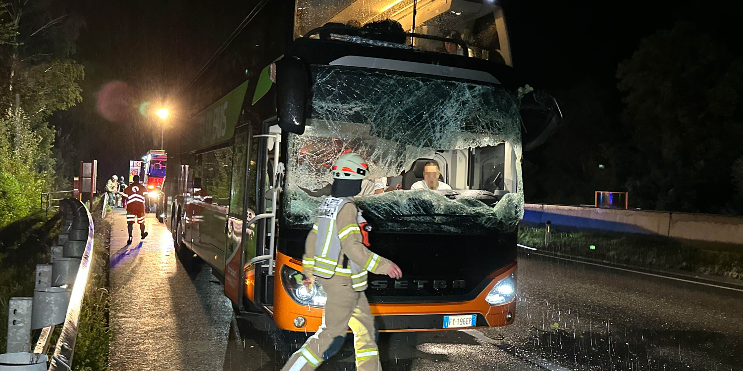 Dieser konnte nicht mehr rechtzeitig bremsen.