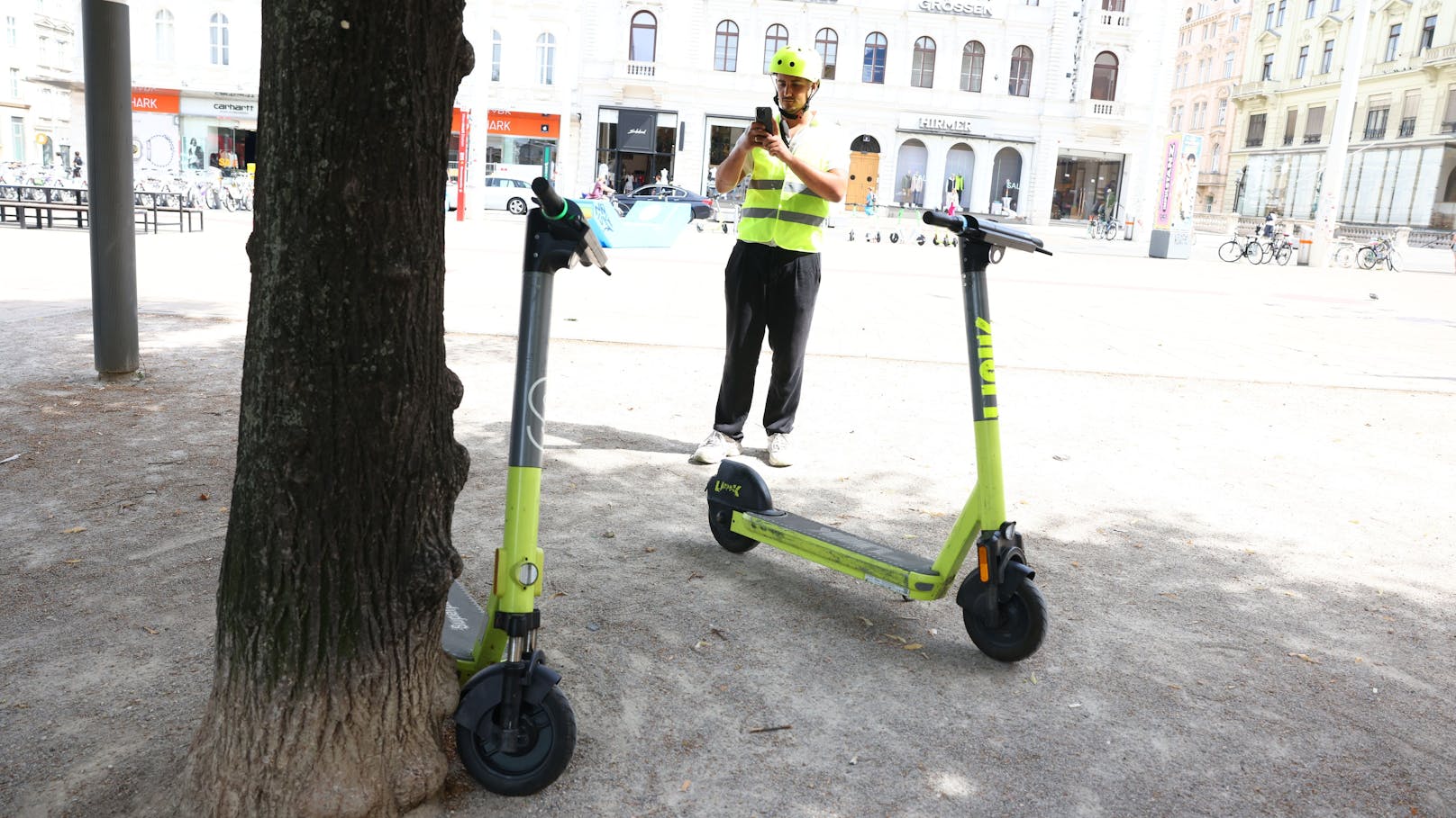 Alles wird dokumentiert, der Kunde muss für das Umparken 5 Euro zahlen.&nbsp;