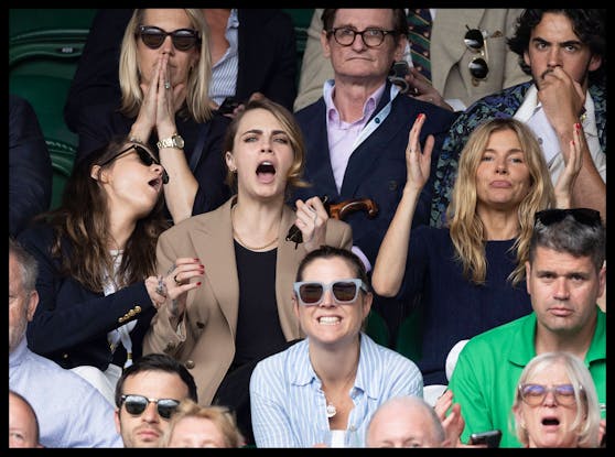 Nach F1-Ärger – Cara Delevingne zeigt Wimbledon Zunge - Sportmix | heute.at