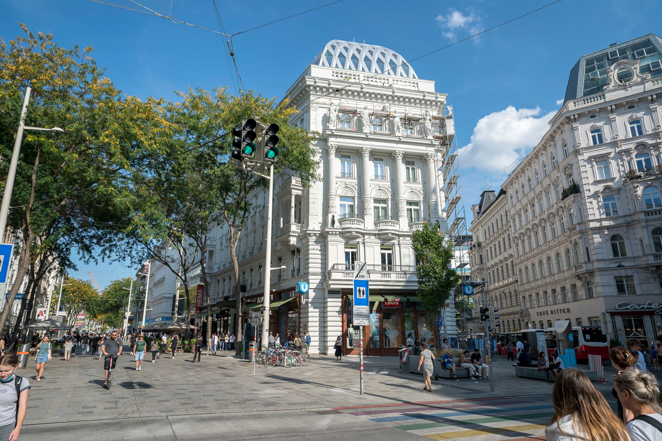 Karl Mahrer wollte auf die Situation auf der Mariahilfer Straße aufmerksam machen. Das ist ihm zweifellos gelungen.