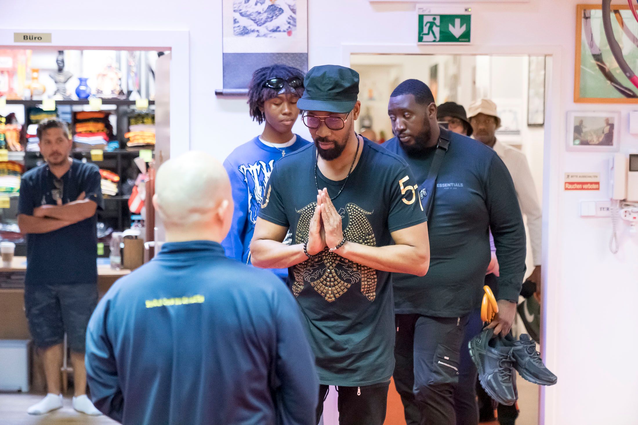 Wu Tang Clan in Wien-Landstraße: Rapper RZA besuchte Kampfsportzentrum.