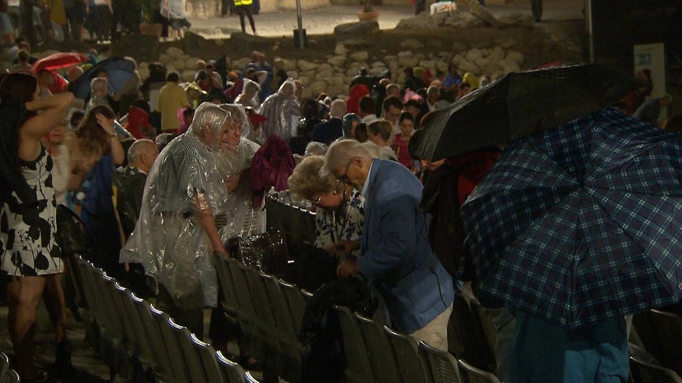 Oje, da fiel viel Regen...