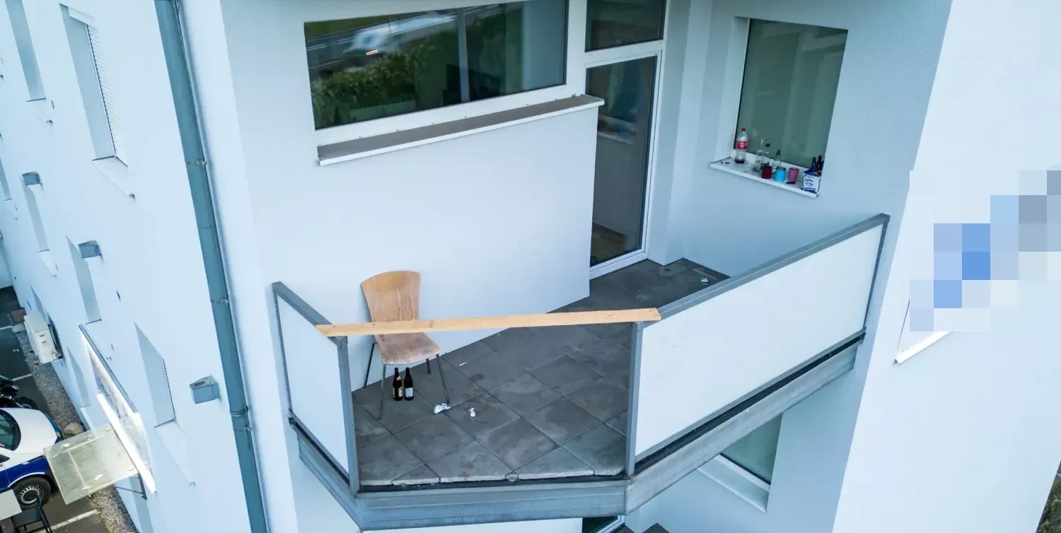 In diesem Haus ereignete sich das tödliche Unglück.