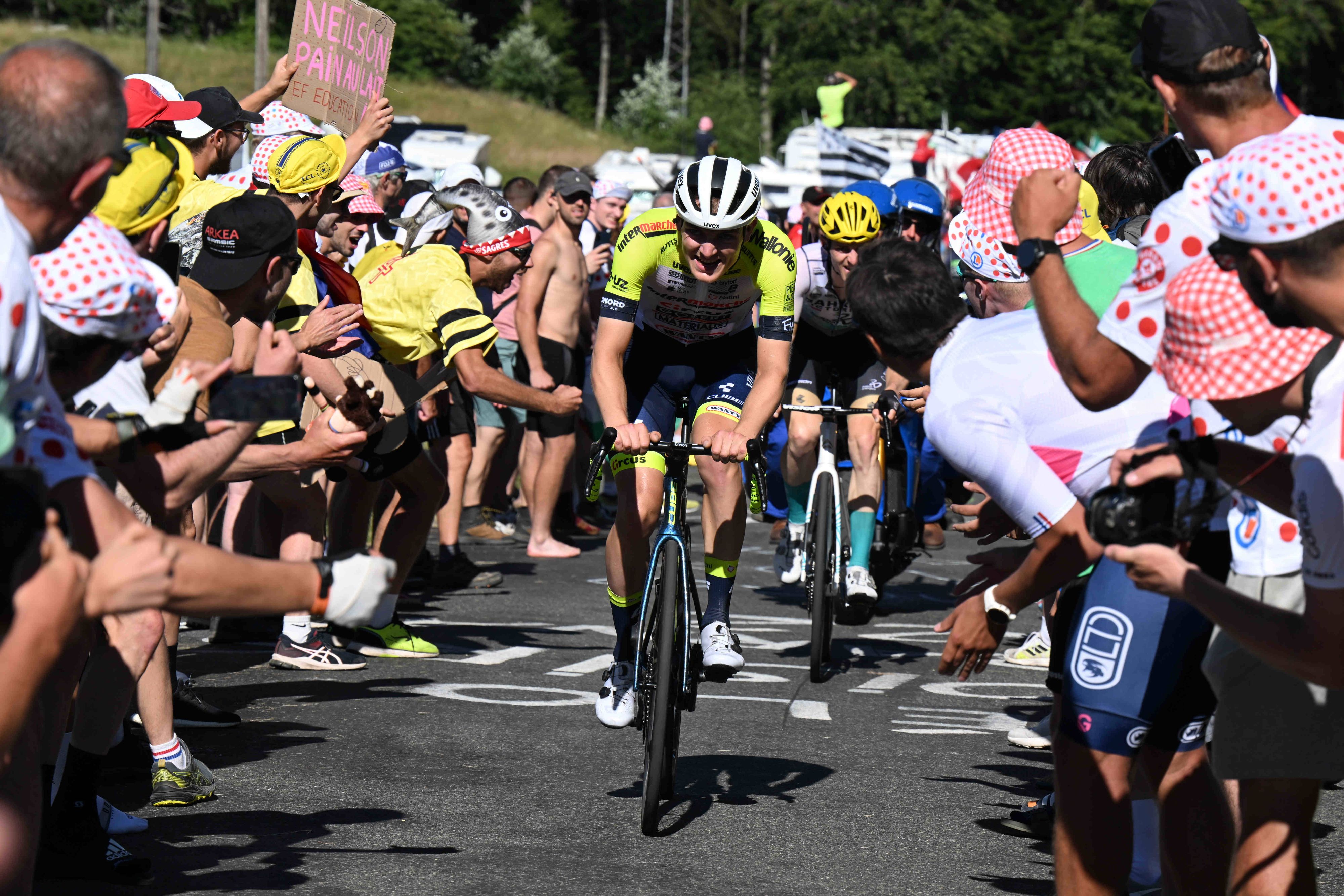 Der Deutsche Georg Zimmermann auf dem Grand Colombier. 
