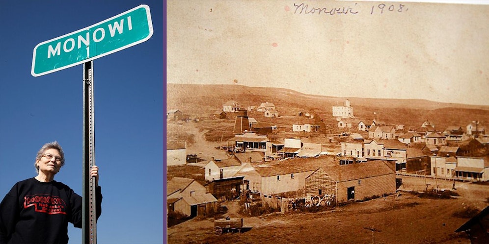 Elsie Eiler (li.) ist ein Relikt. Sie hat 6 Jobs gleichzeitig und managt Monowi als One-Woman-Show.