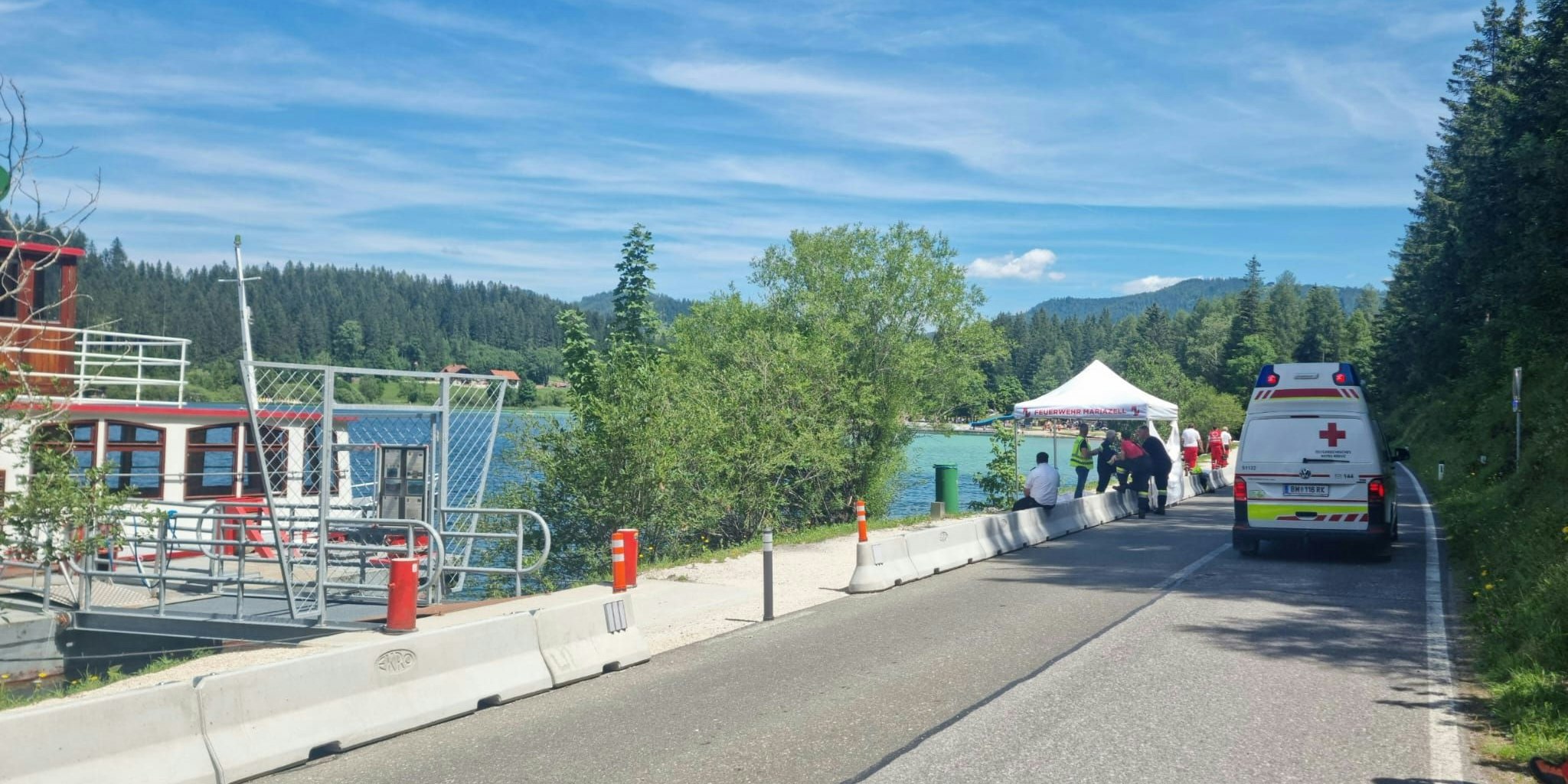Die Rettungskräfte waren rasch vor Ort.