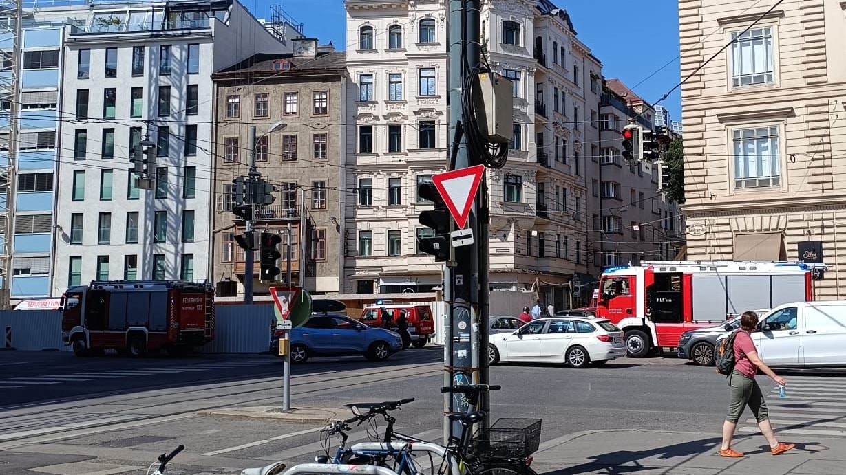 Schwerer Arbeitsunfall in Wien-Josefstadt