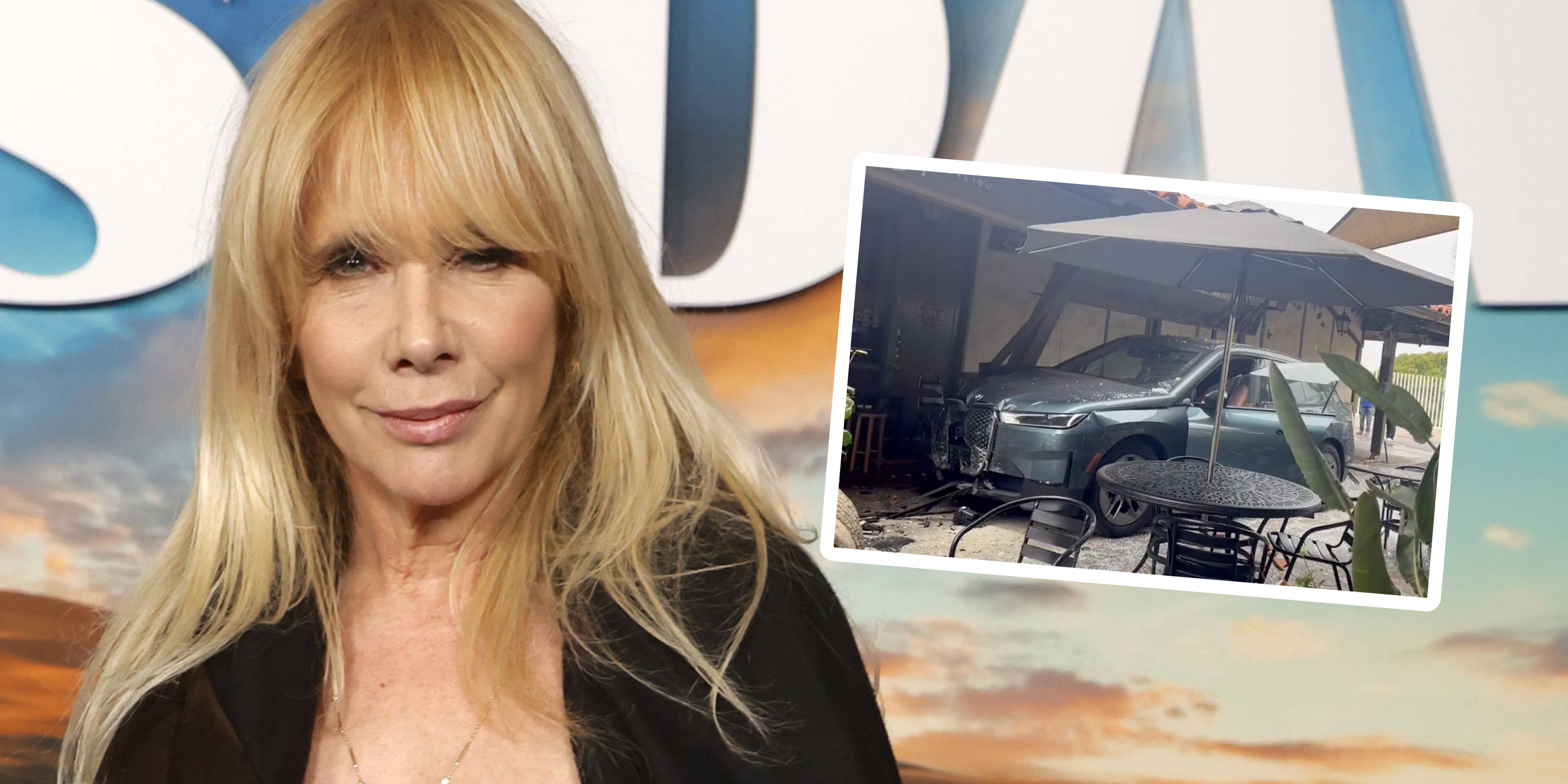 Rosanna Arquette kracht mit ihrem Auto in Einkaufszentrum und muss ins Spital.