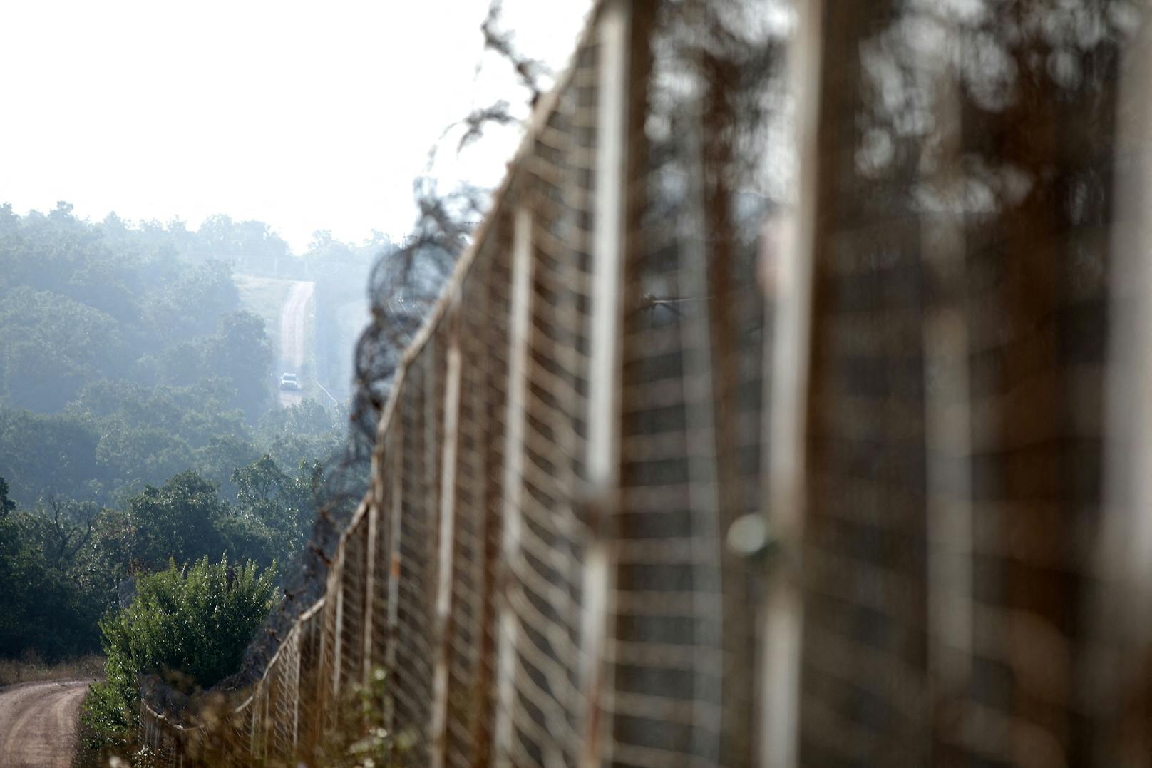 Ein Zaun an der bulgarisch-türkischen Grenze nahe Elhovo.&nbsp;