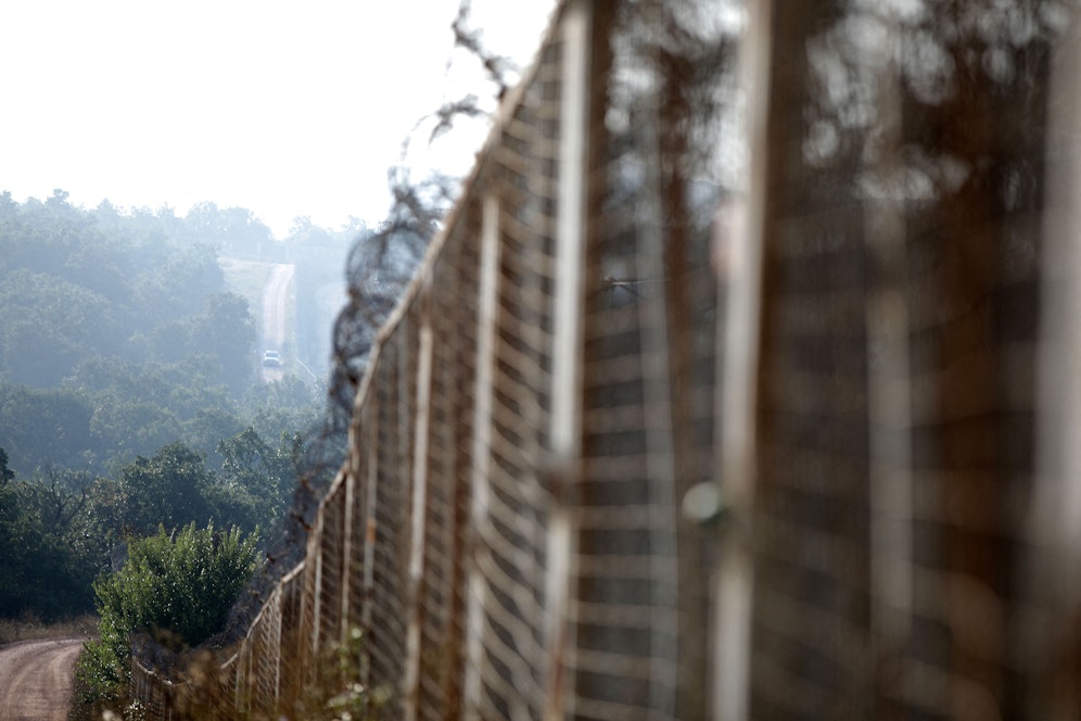 Ein Zaun an der bulgarisch-türkischen Grenze nahe Elhovo.&nbsp;