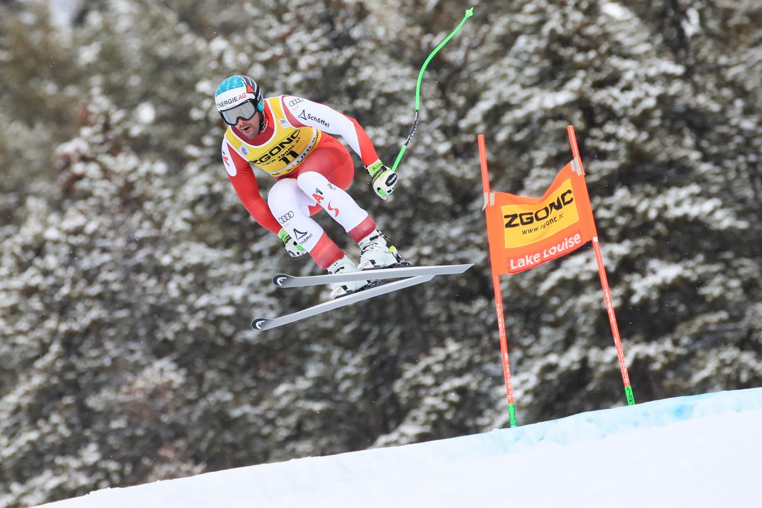 Vincent Kriechmayr in Lake Louise