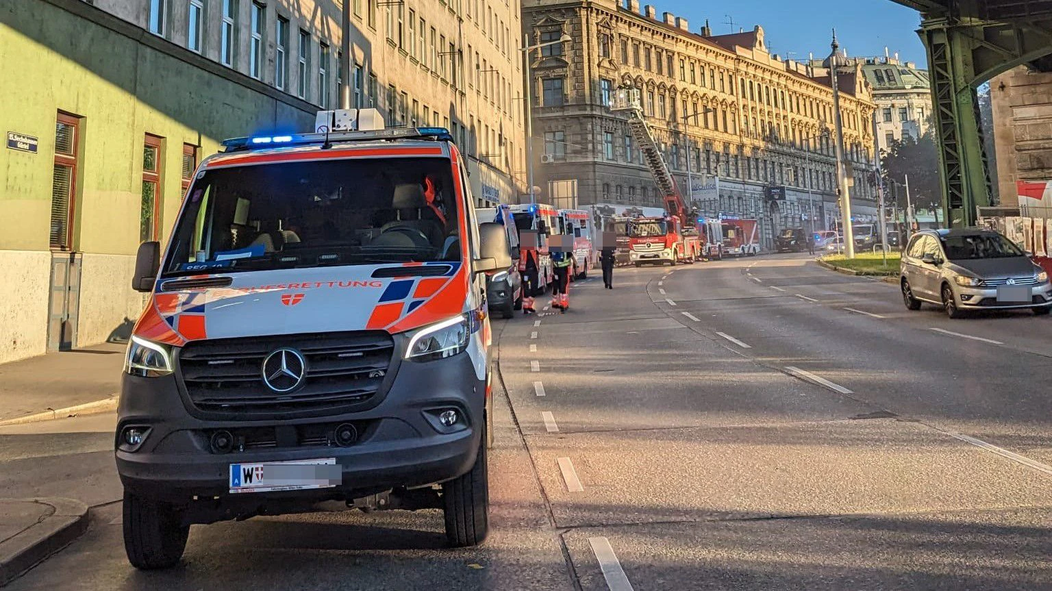 Kellerbrand sorgt für Großeinsatz am Wiener Gürtel