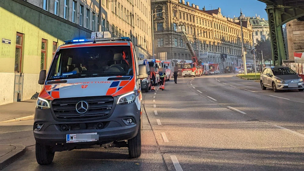 Kellerbrand sorgt für Großeinsatz am Wiener Gürtel