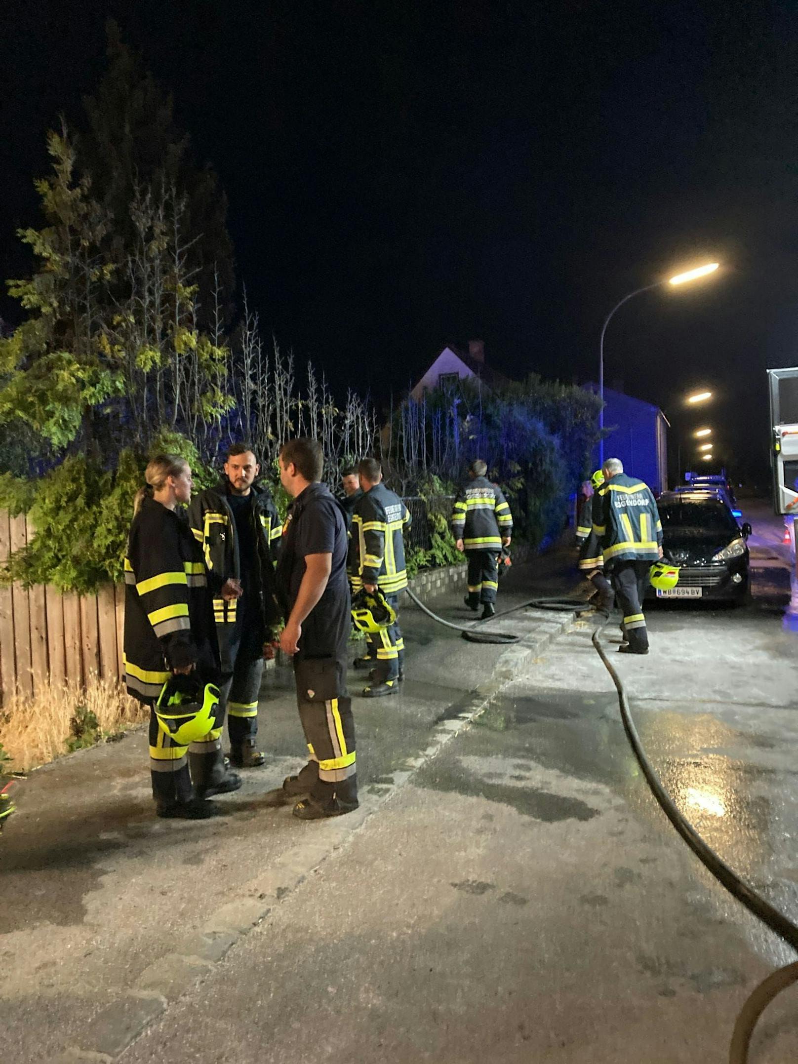 Die Feuerwehr Eggendorf kontrollierte, konnte die anderen alarmierten Feuerwehren stornieren.