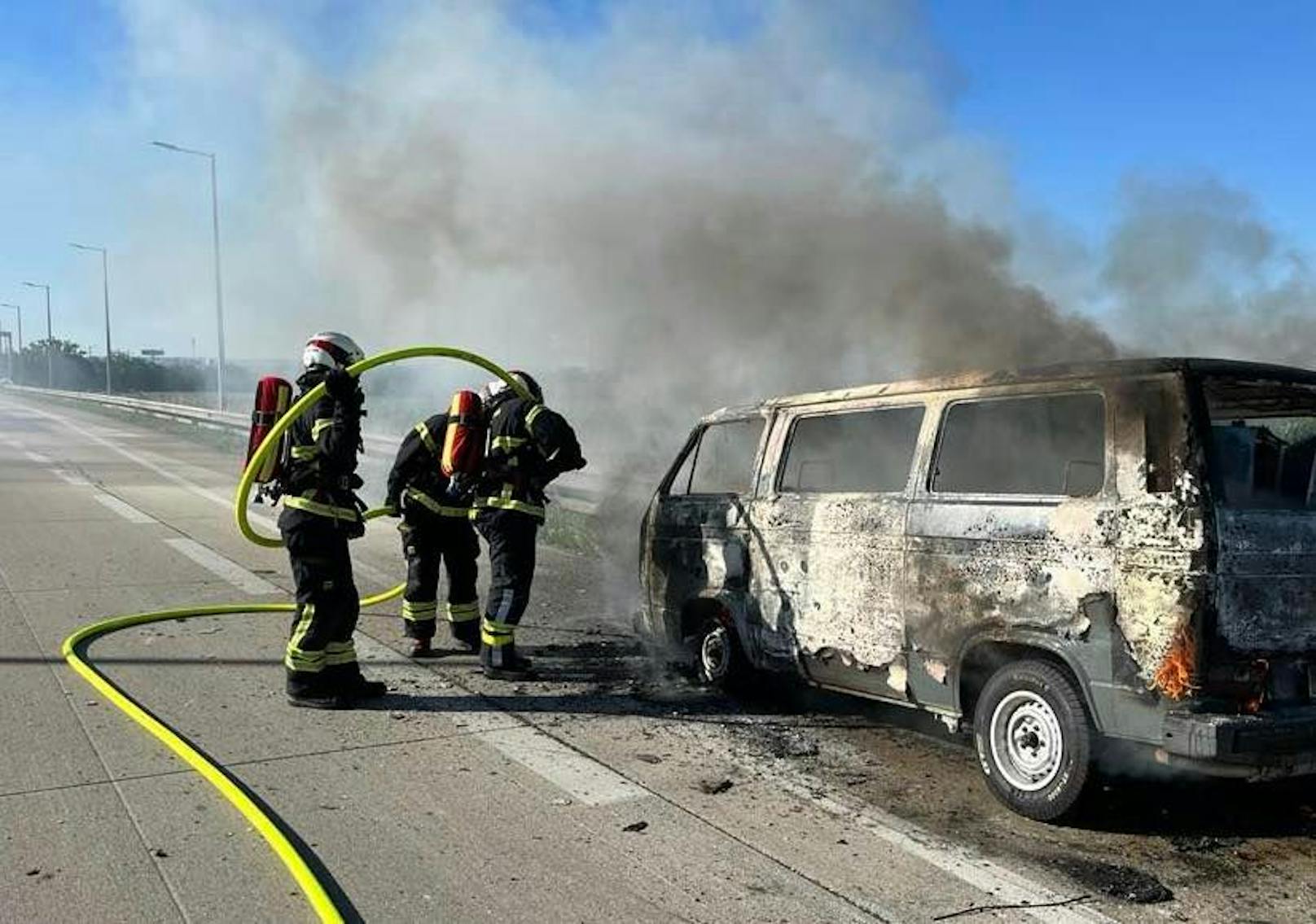 Auf der A2 entstand aufgrund des Zwischenfalls Stau.