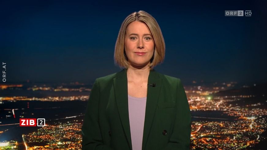 NEOS-EU-Abgeordnete Claudia Gamon am späten Montagabend in der ORF-"ZIB2".