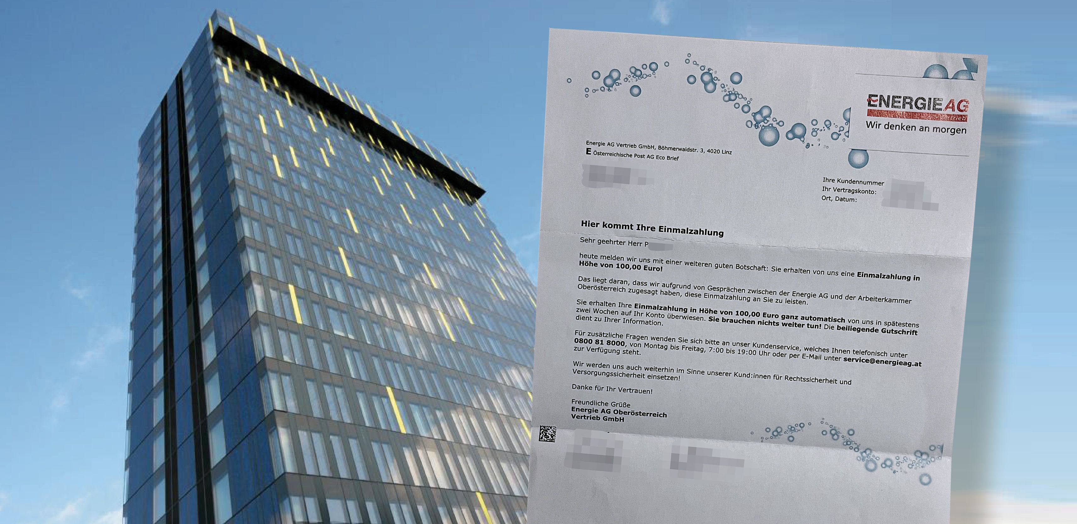 Energie AG Einmalzahlung
