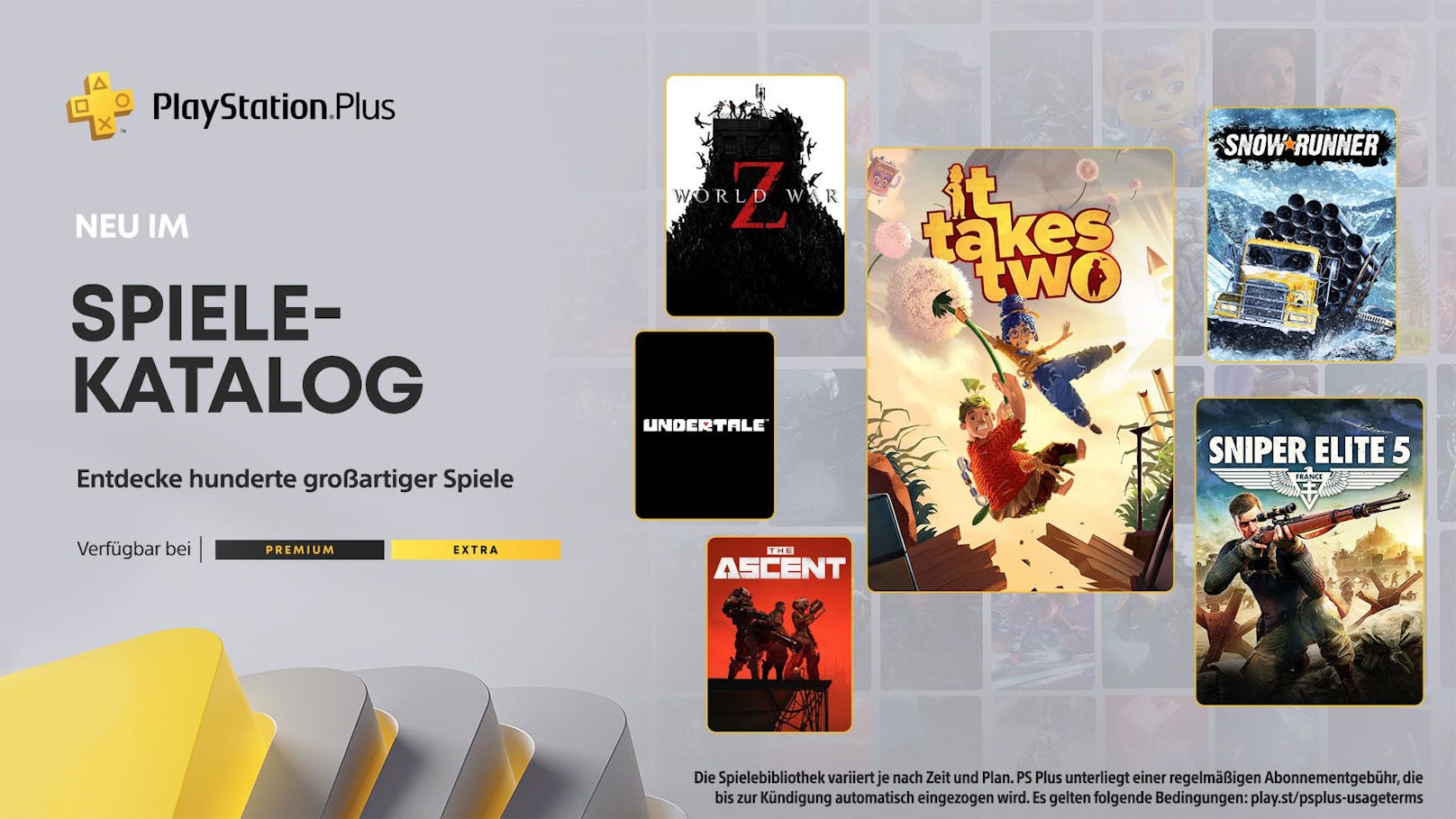 Die PlayStation Plus Extra- & Premium-Neuzugänge im Juli.