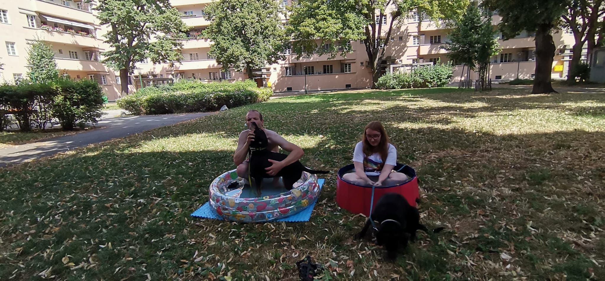 Badespaß im Döblinger Gemeindebau