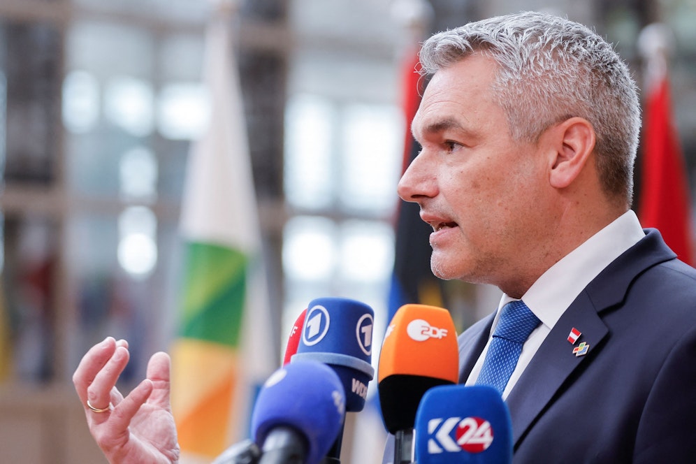 Karl Nehammer steht dem Abkommen skeptisch gegenüber.