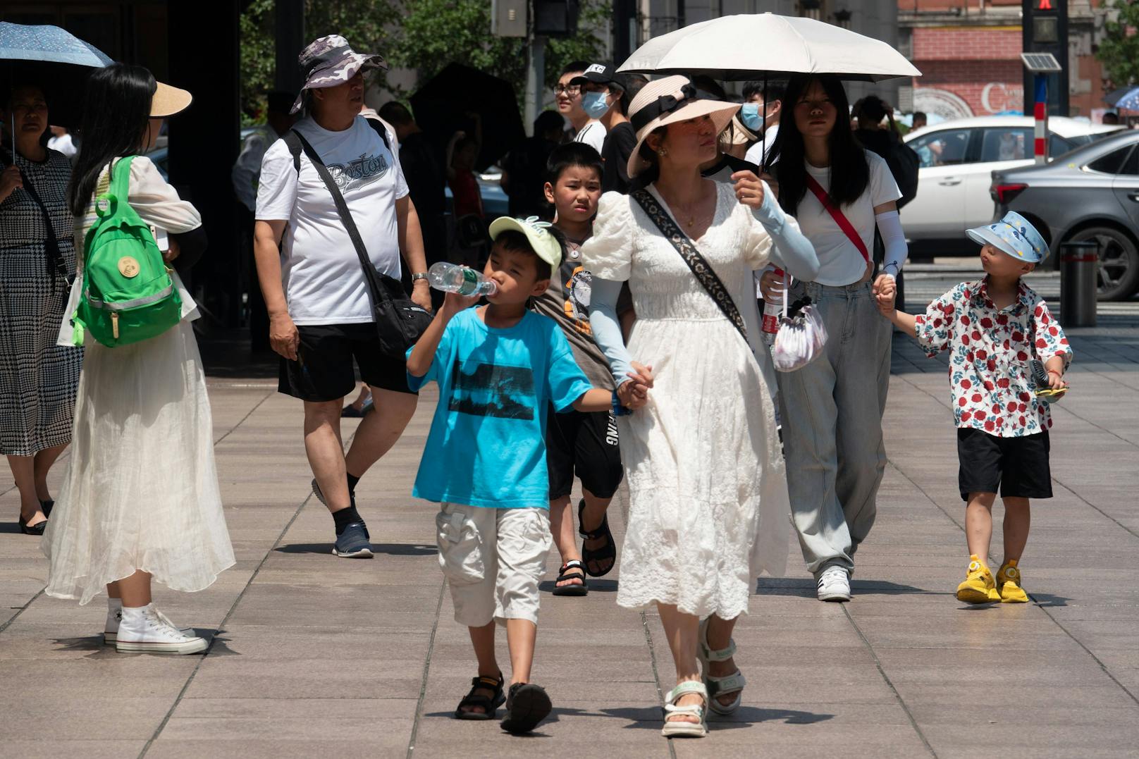 Ein extreme Hitzewelle hat viele Teile Chinas derzeit fest im Griff. 