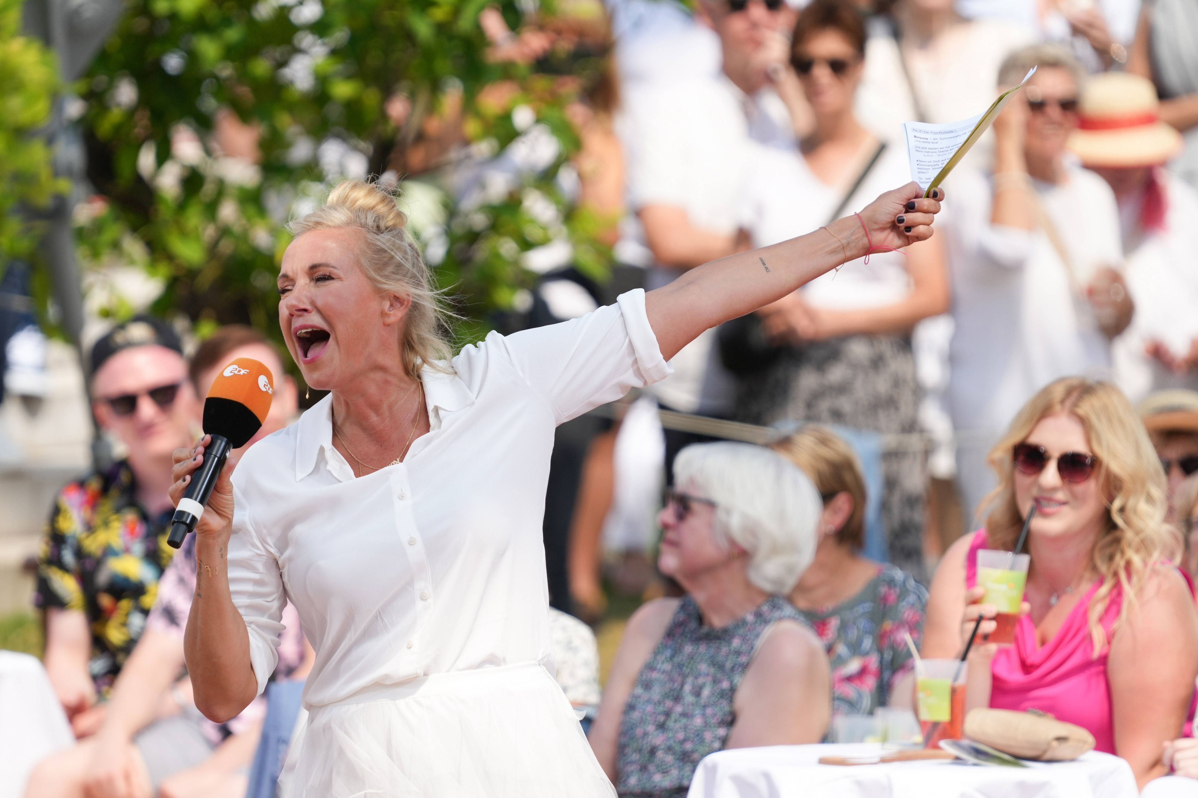 Andrea Kiewel begrüßte wieder zahlreiche Gäste im 