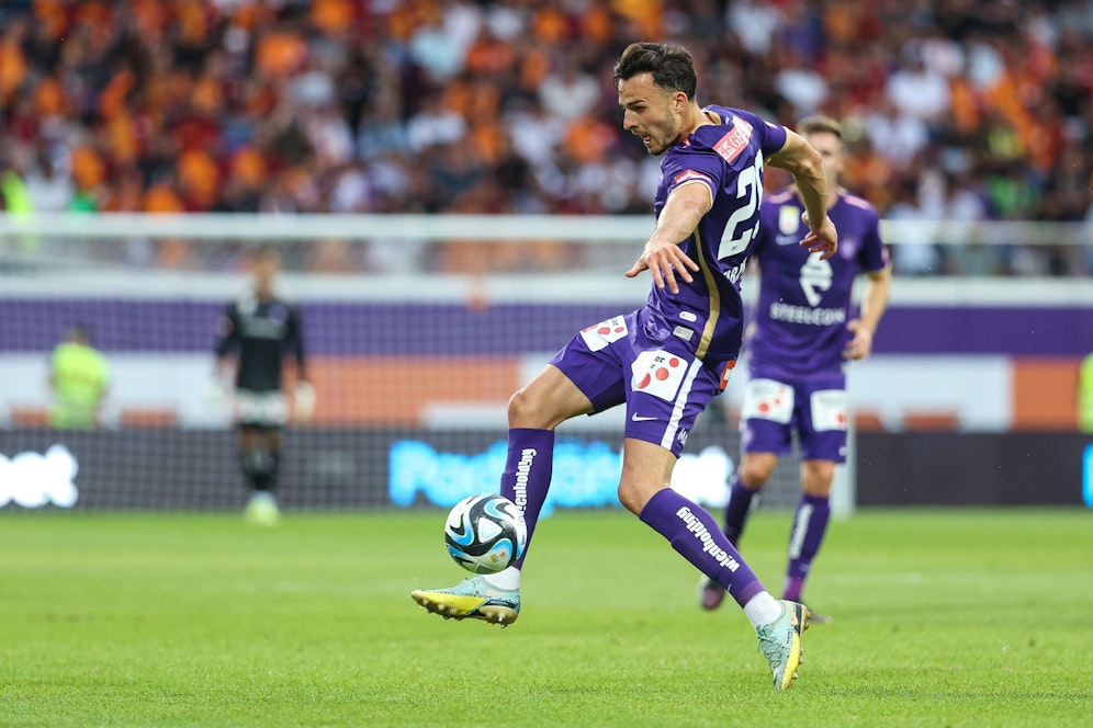 Haris Tabakovic war in Hälfte eins Kapitän.