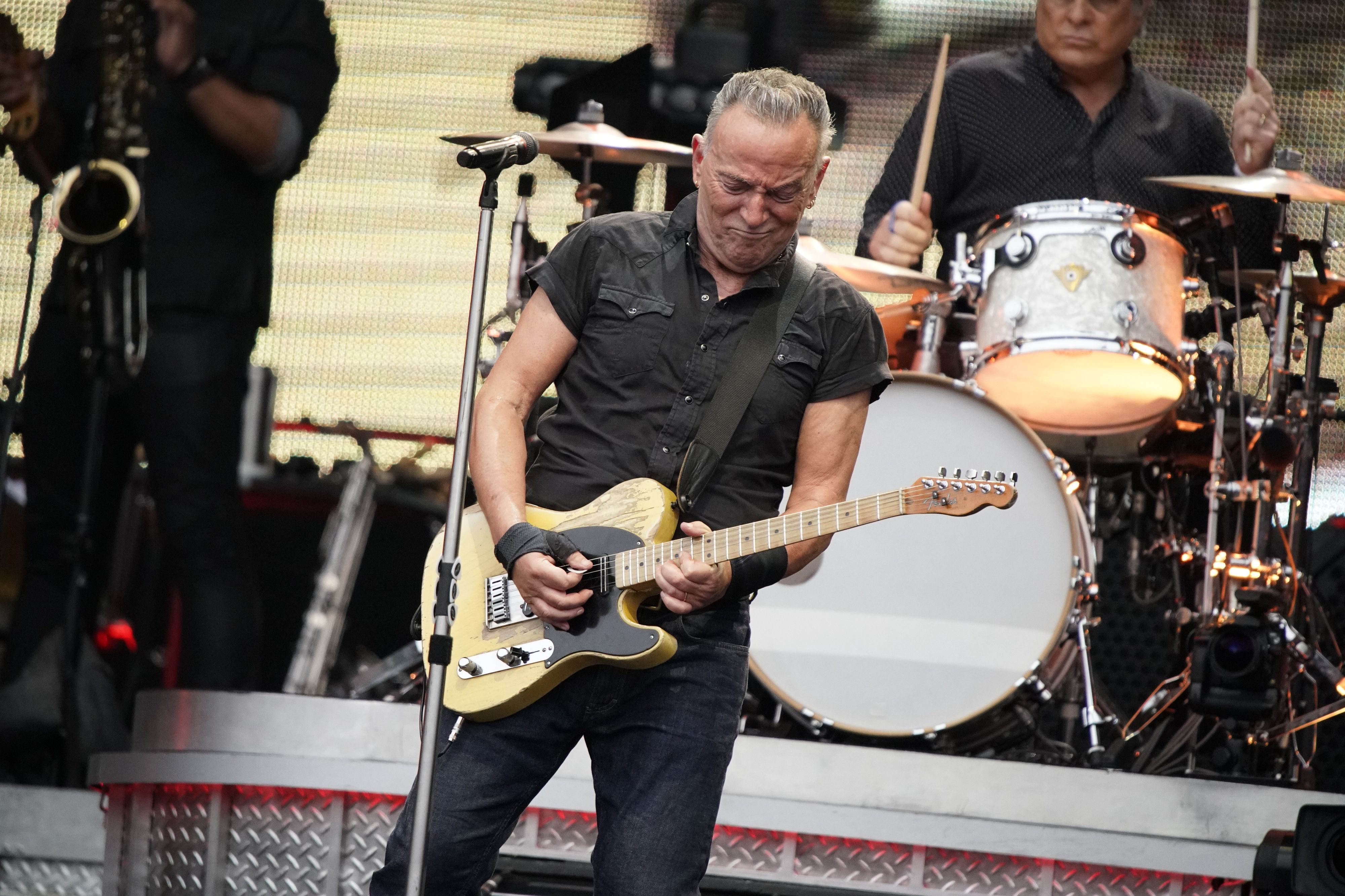 Bruce Springsteen bei seinem Konzert am 18. Juli in Wien.