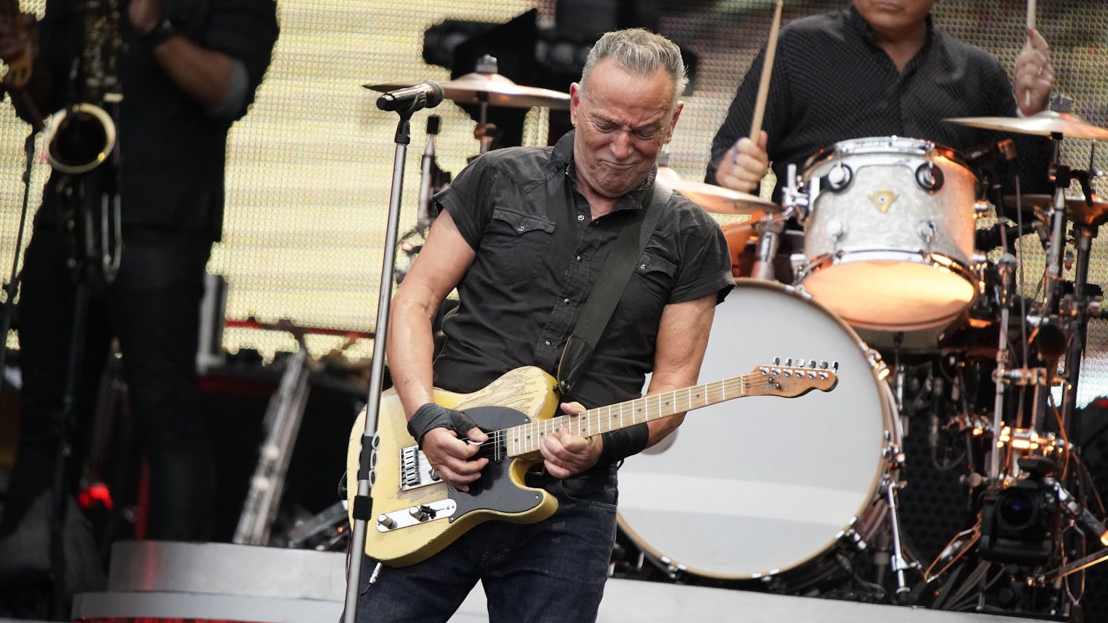Bruce Springsteen bei seinem Konzert am 18. Juli in Wien.