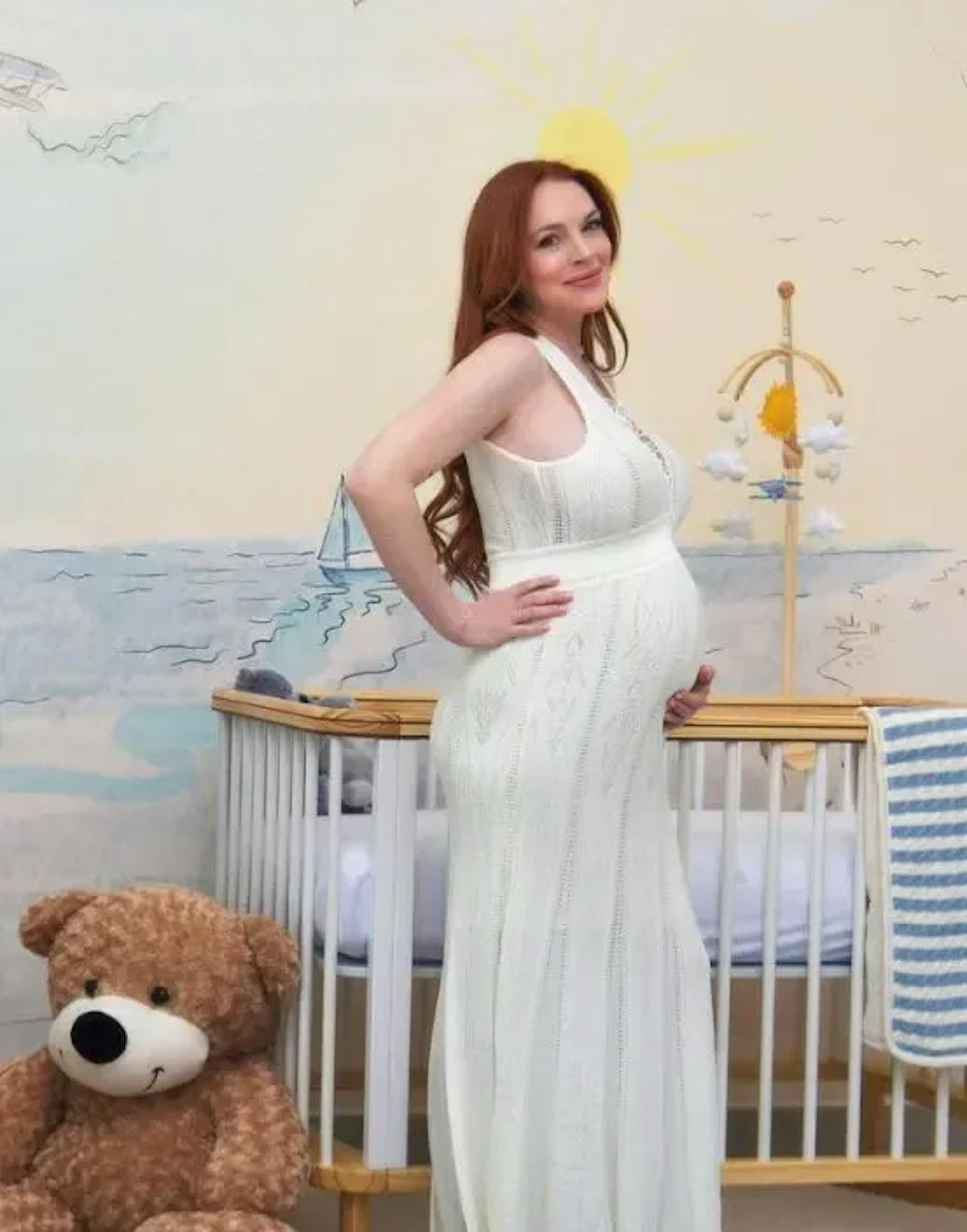 Lindsay Lohan (37) bringt erstes Kind zur Welt