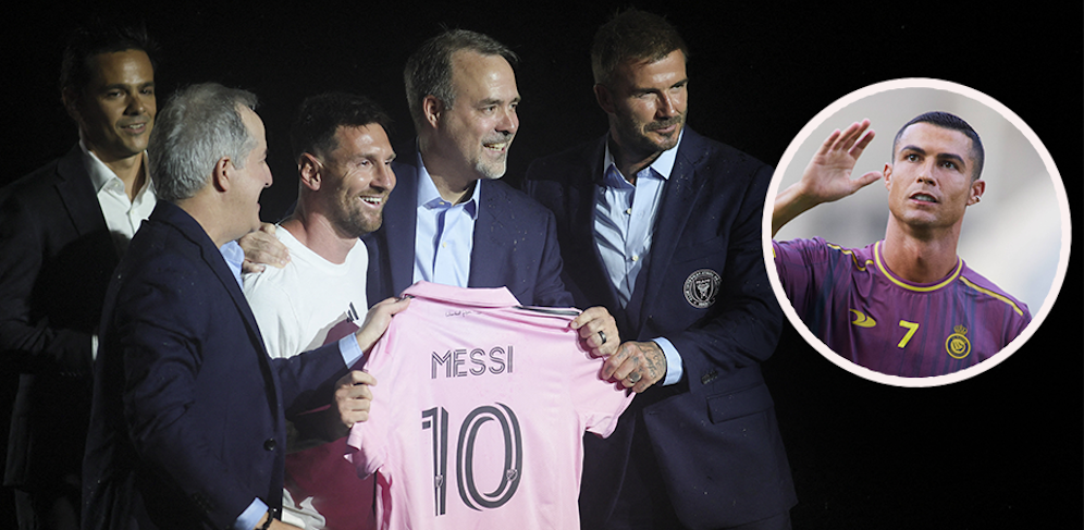 Lionel Messi kickt künftig in der MLS, Cristiano Ronaldo hat keine hohe Meinung darüber. 