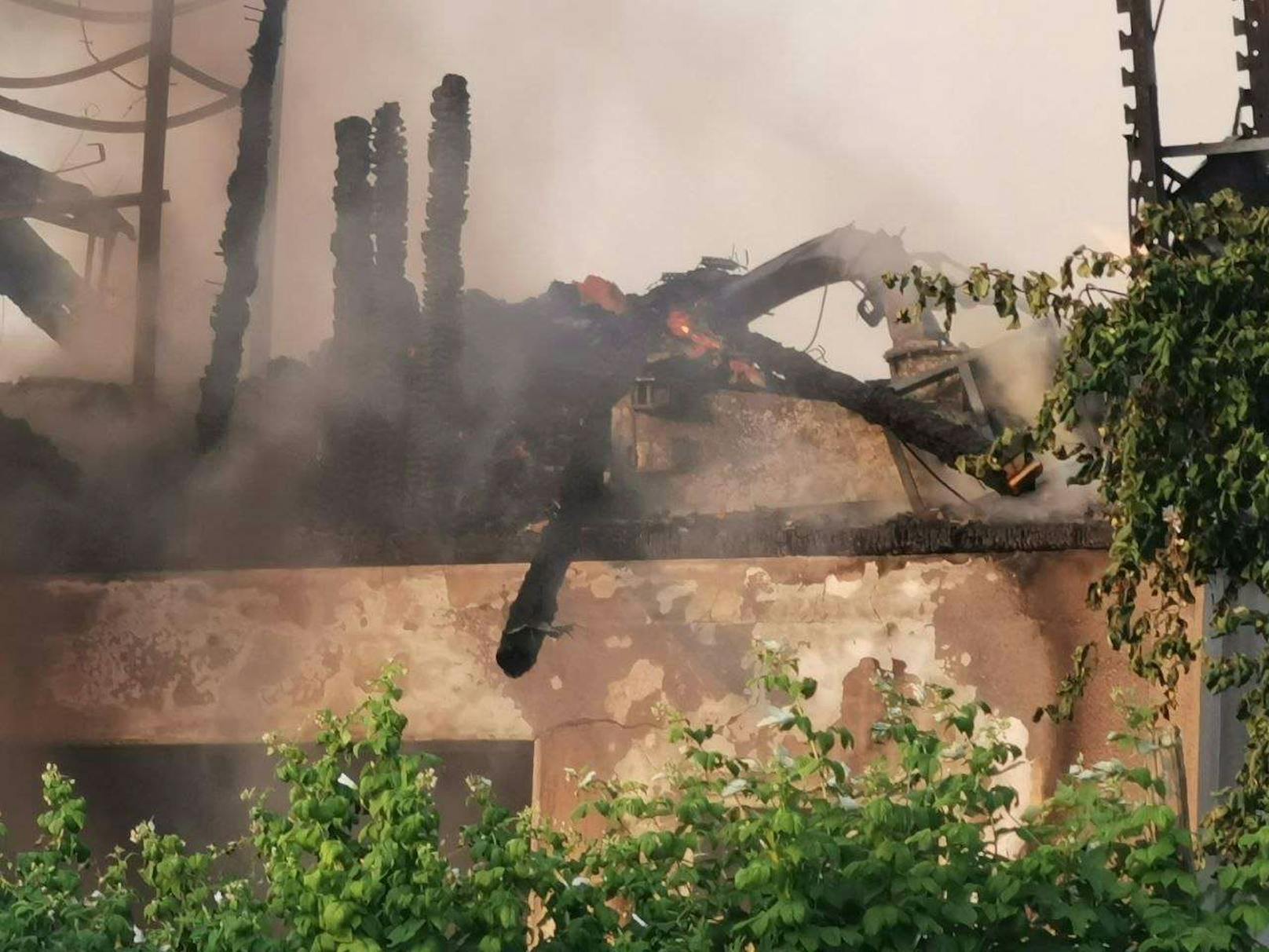 Bauernhofbrand im Bezirk Lilienfeld