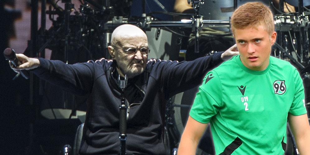 Phil Collins und Sohn Matthew.