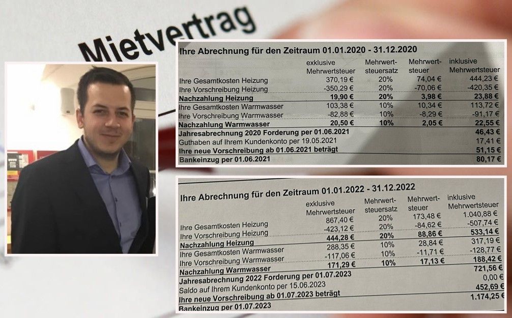 Der Niederösterreicher muss über 1.700 Euro nachzahlen.