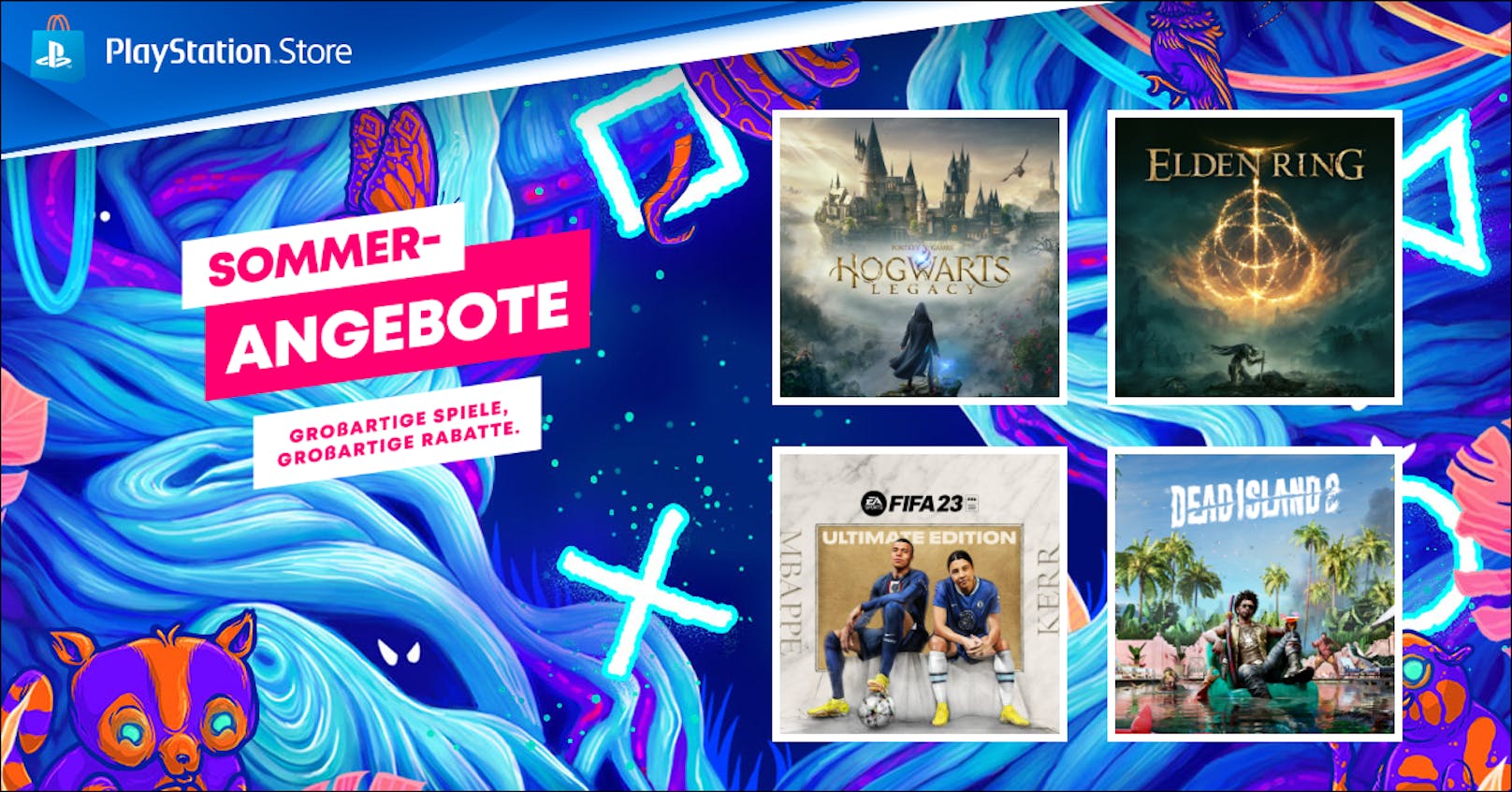 Sommer-Angebote ab sofort im PlayStation Store verfügbar.