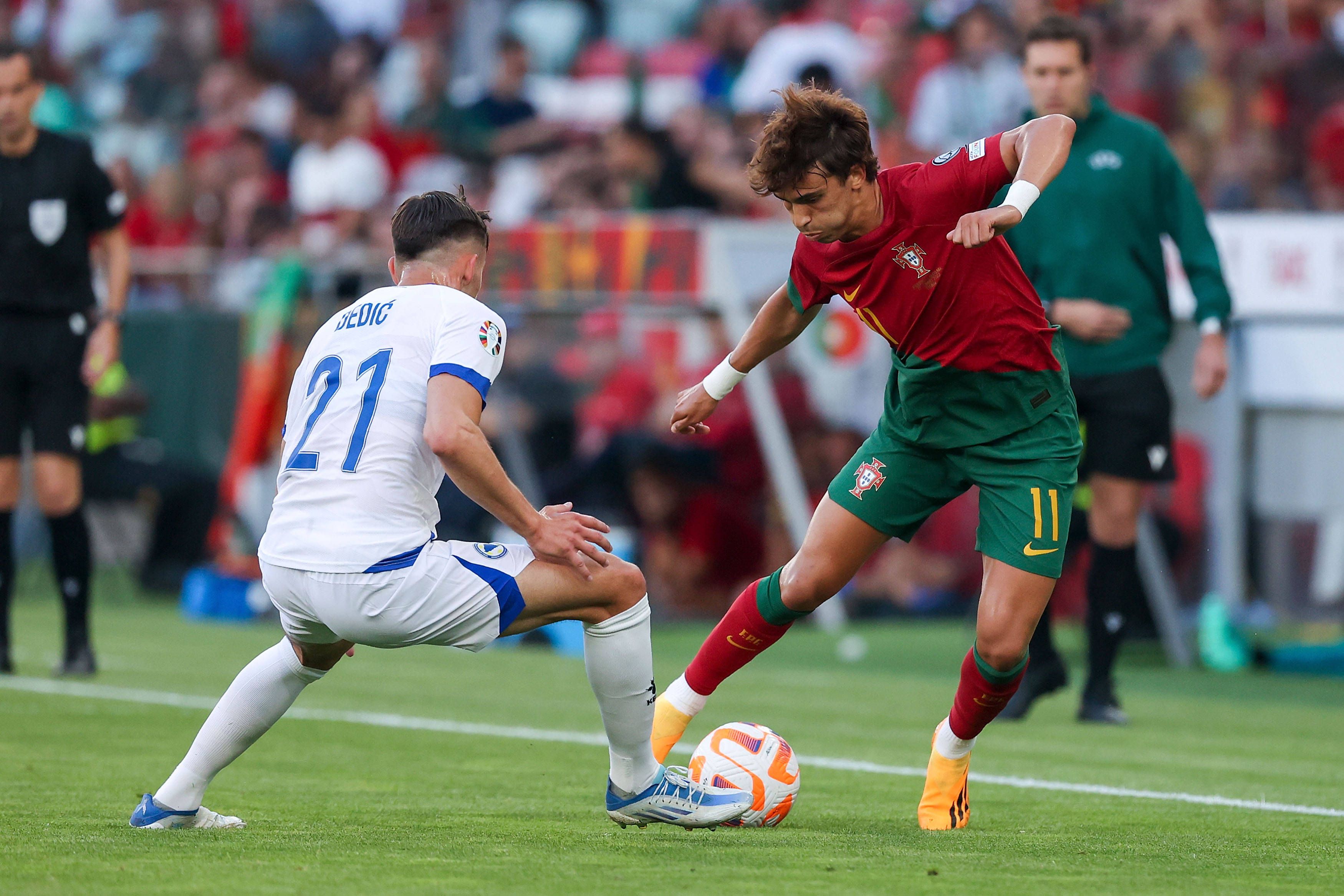 Joao Felix im Einsatz für das portugiesische Nationalteam.