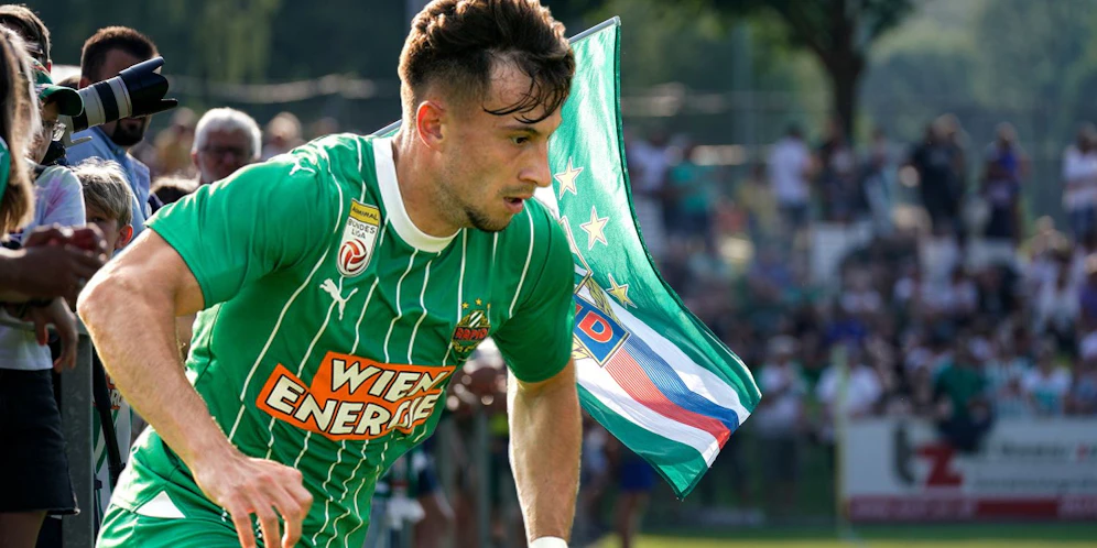 Nicolas Kühn ist mit Rapid im Cup gegen Donaufeld gefragt.