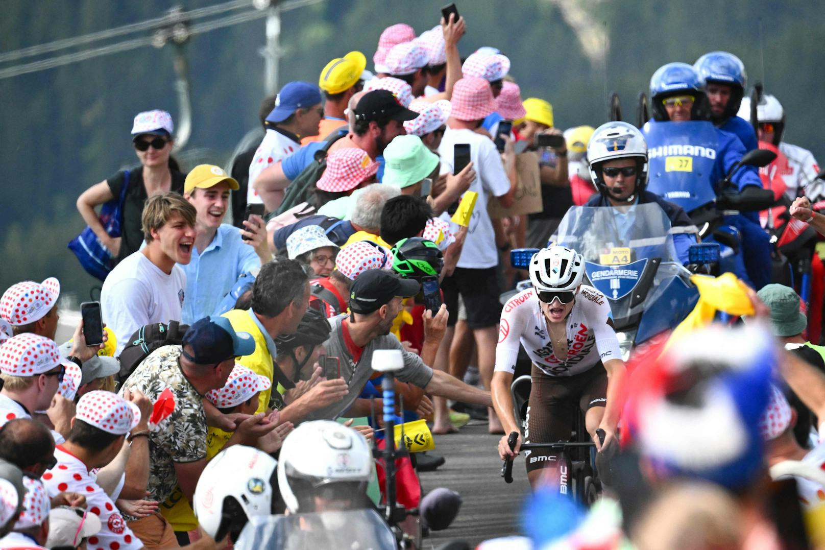 Felix Gall gewinnt die Königsetappe der Tour de France nach Courchevel. Er ist der vierte Österreicher, der eine Etappe für sich entscheidet.
