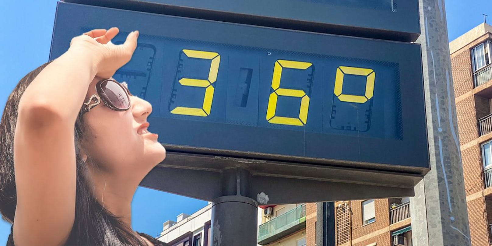 In den USA klettern die Temperaturen sogar über 36 Grad.&nbsp;