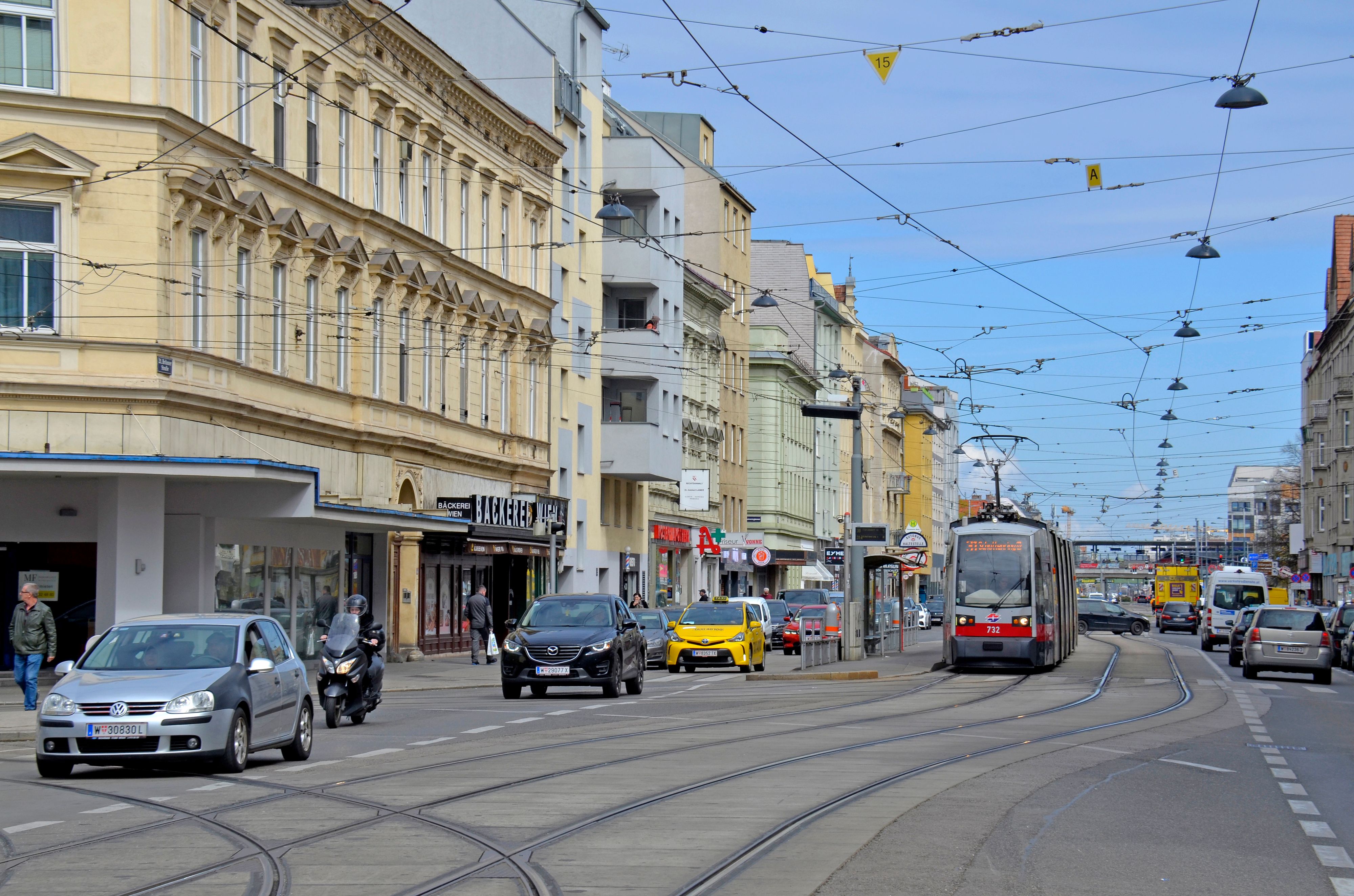 Der Vorfall ereignete sich auf der Brünner Straße in Wien. Symbolbild. 