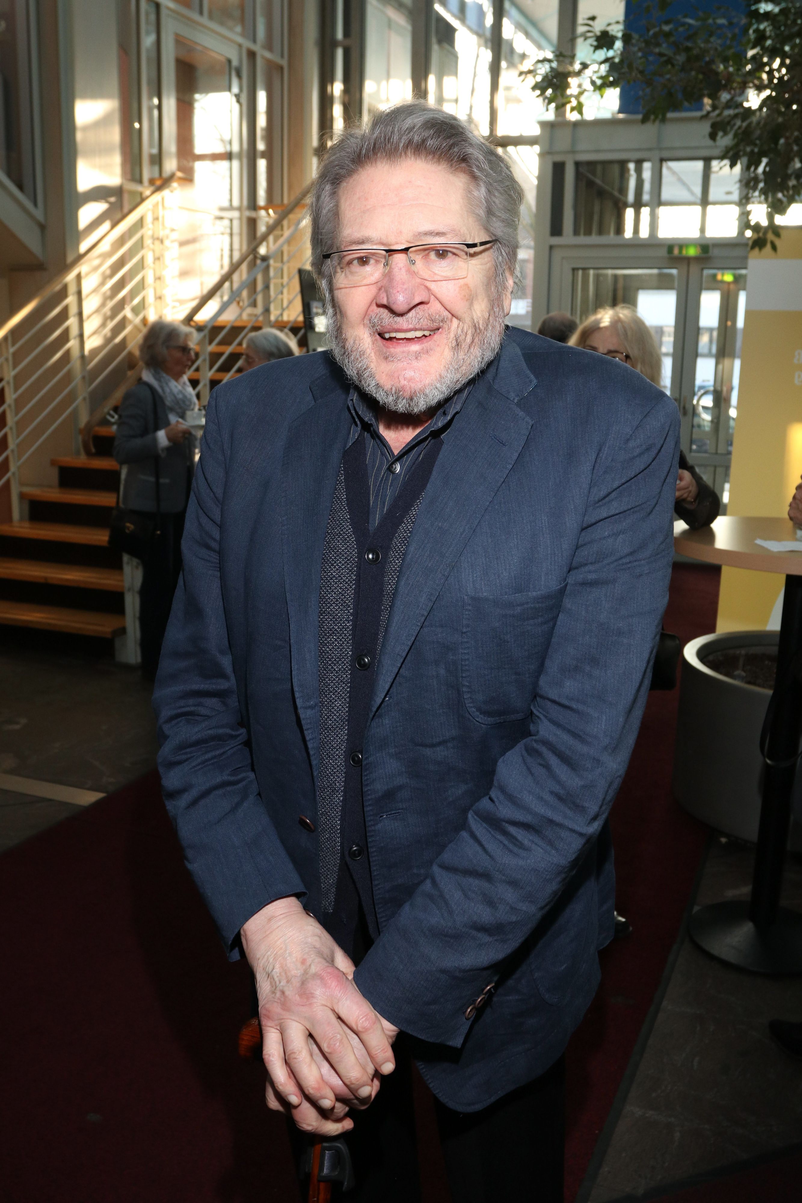 Einer seiner letzten Auftritte: <strong>Christian Quadflieg</strong> beim Neujahrsempfang 2019 in der Komödie Winterhuder Fährhaus.