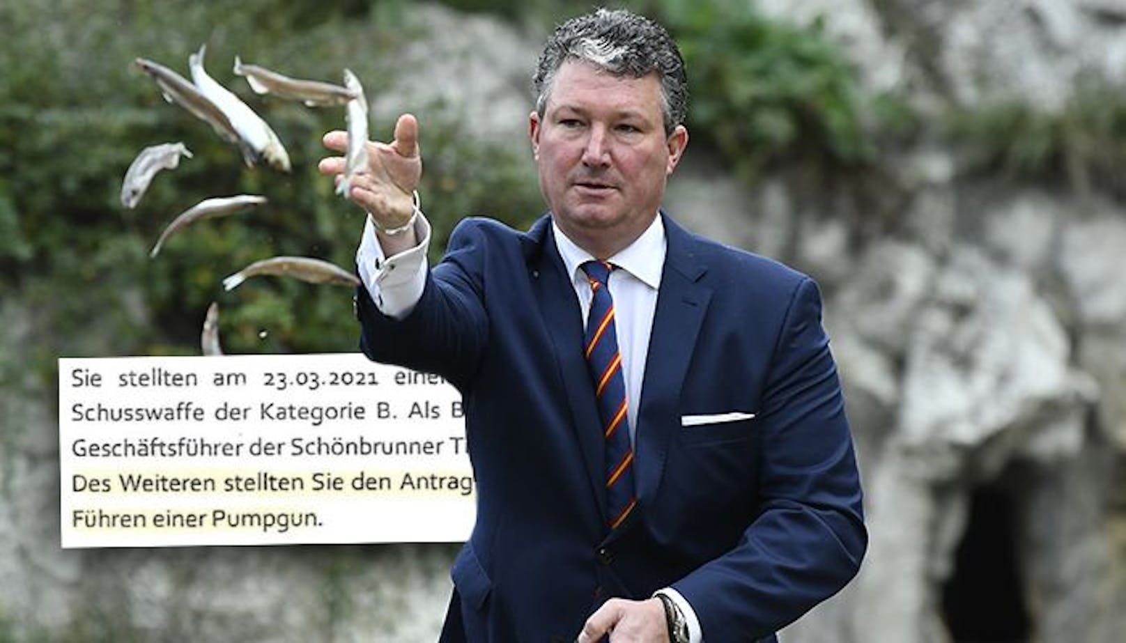 Schönbrunn-Direktor Stephan Hering-Hagenbeck (55) ist mit animalischer Kritik konfrontiert.