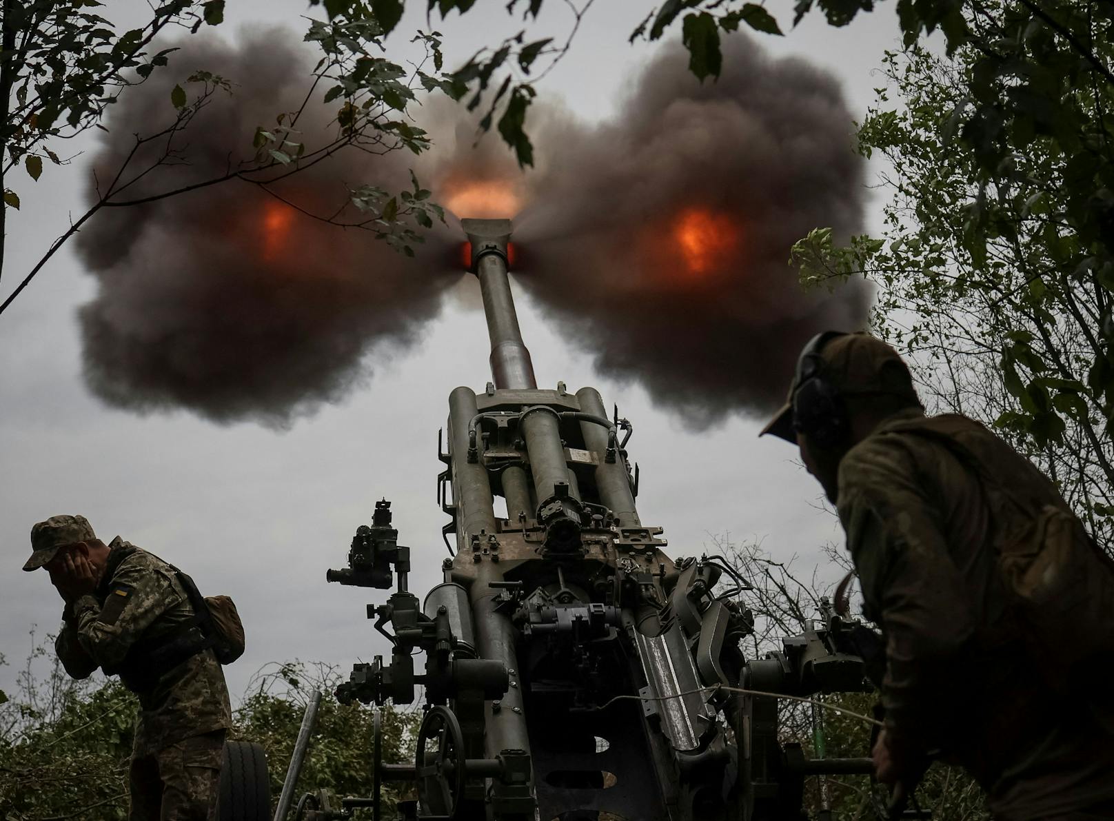 Die Streumunition wird aus solchen M777-Haubitzen verschossen. (Symbolbild)