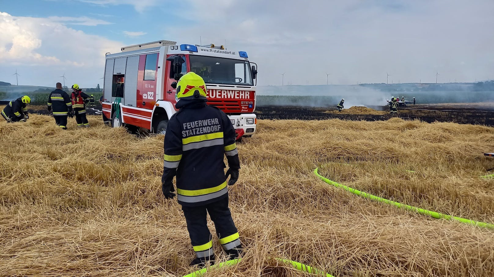 Die Feuerwehr wurde zum Großeinsatz gerufen.