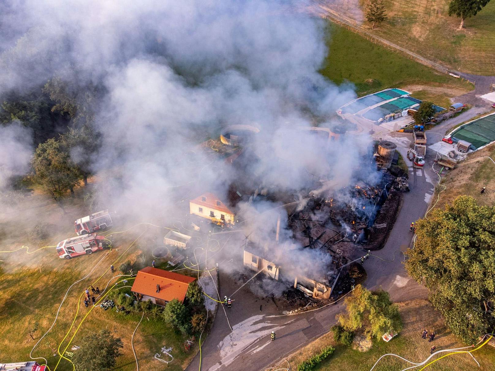 Elektrischer Defekt löste Brand am Bauernhof aus