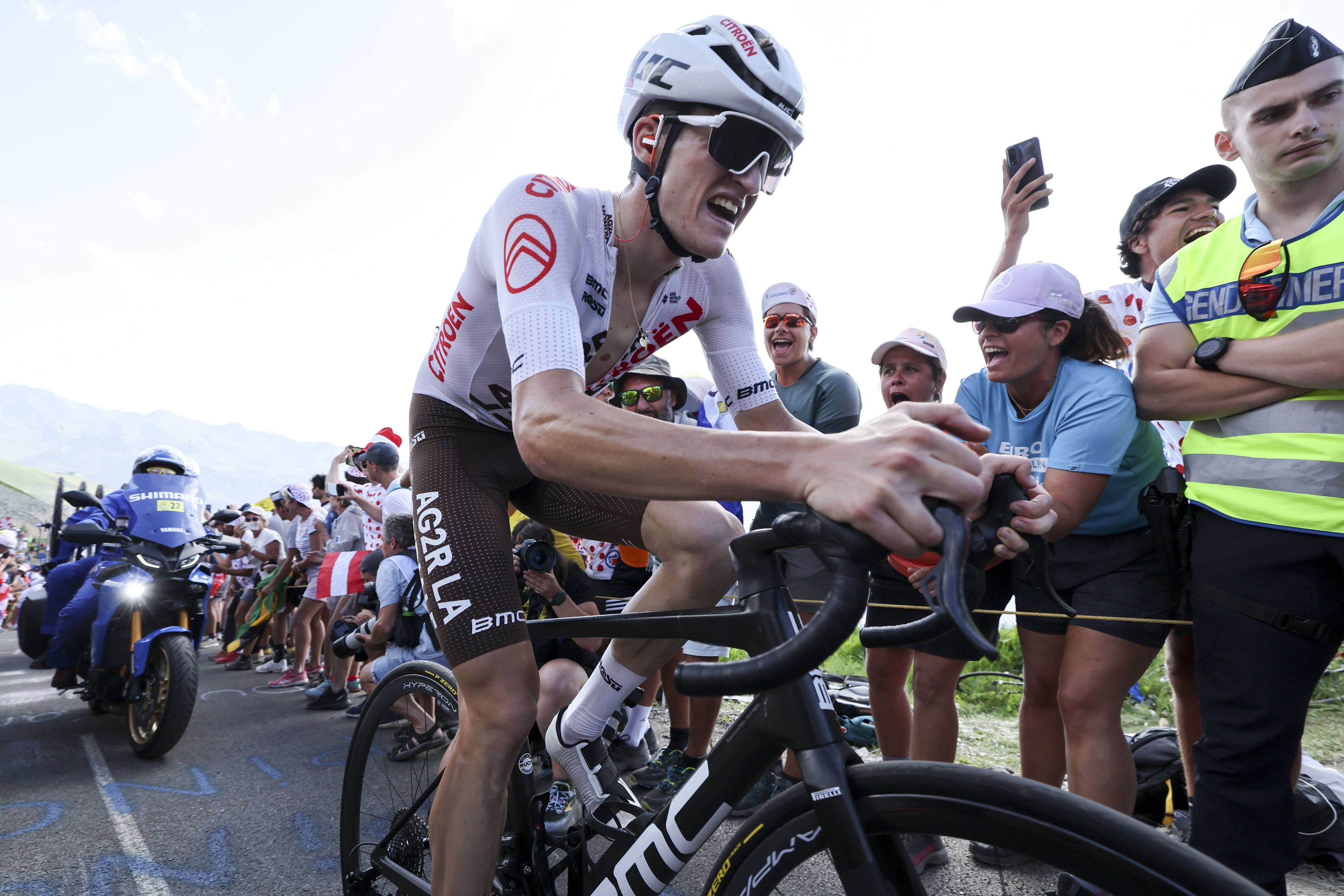 Felix Gall bei der Tour de France. 